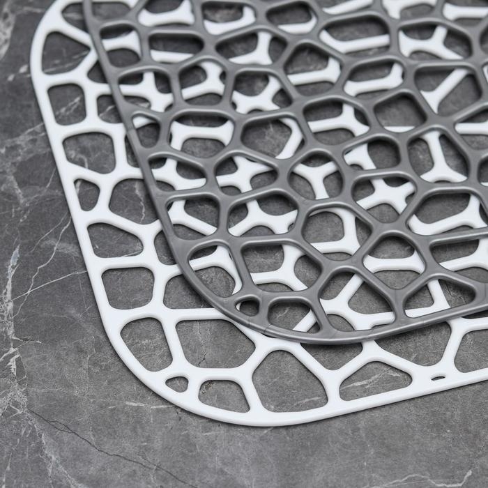 Решетка в раковину «Квадратная», 30×30 см, цвет МИКС Решетка в раковину «Квадратная», 30×30 см, цвет МИКС