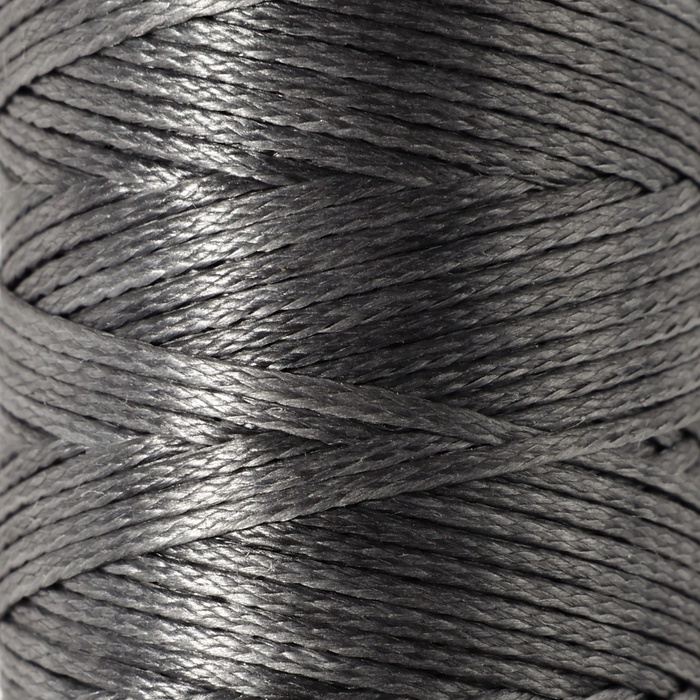 Нитки вощёные, плоские, 150D/16, 0,8 мм, 50 ± 2 м, цвет тёмно-серый Нитки вощёные, плоские, 150D/16, 0,8 мм, 50 ± 2 м, цвет тёмно-серый