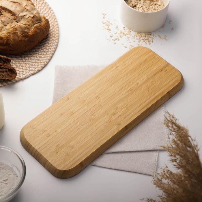 Менажница Доляна Striata, 3 секции, 39,5×16 см, бамбук Менажница Доляна Striata, 3 секции, 39,5×16 см, бамбук