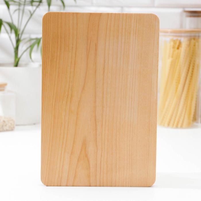 Доска разделочная Доляна, 30×19,5×2 см, покрыта маслом, цельный массив, берёза Доска разделочная Доляна, 30×19,5×2 см, покрыта маслом, цельный массив, берёза