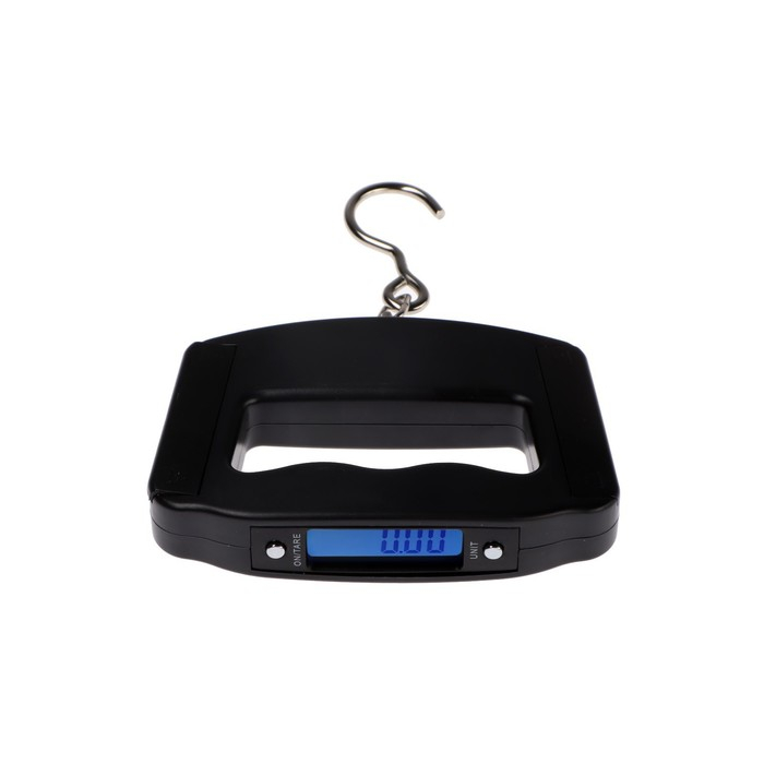 Весы-безмен Luazon LV-506, электронный, до 50 кг, точность до 10 г, подсветка, чёрный Весы-безмен Luazon LV-506, электронный, до 50 кг, точность до 10 г, подсветка, чёрный