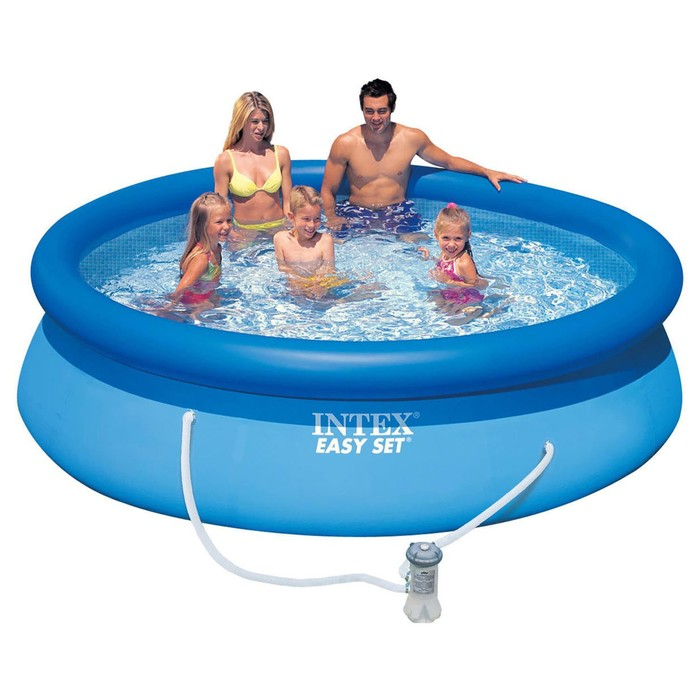 Бассейн надувной Easy Set, 305 х 76 см, фильтр-насос, 28122NP INTEX Бассейн надувной Easy Set, 305 х 76 см, фильтр-насос, 28122NP INTEX