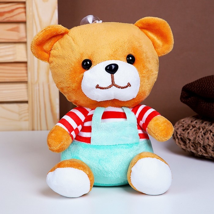 Мягкая игрушка «Мишка», в комбинезоне, 20 см Мягкая игрушка «Мишка», в комбинезоне, 20 см