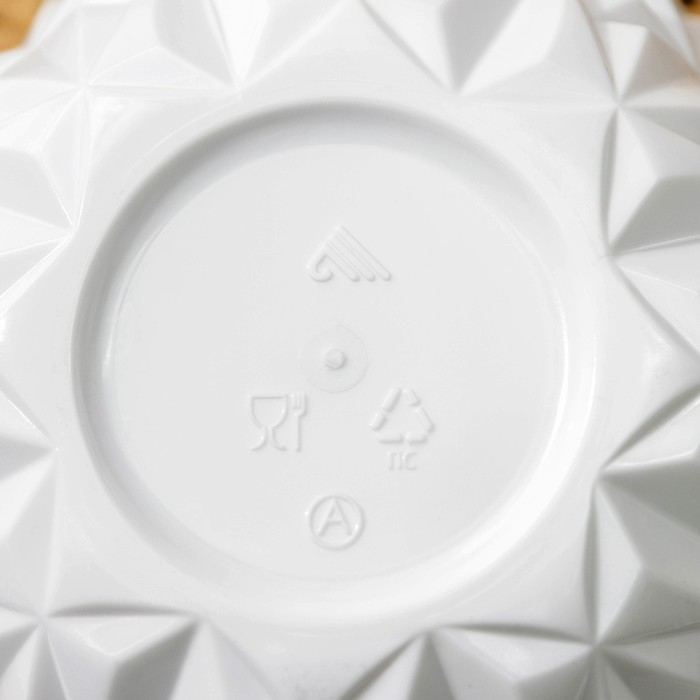 Сахарница с крышкой «Шарм», 350 мл, цвет белый Сахарница с крышкой «Шарм», 350 мл, цвет белый