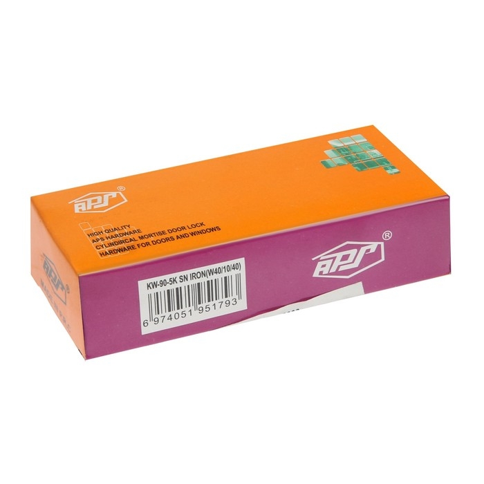 Цилиндровый механизм, 90 мм, с вертушкой, перфор. ключ, 5 ключей, цвет хром Цилиндровый механизм, 90 мм, с вертушкой, перфор. ключ, 5 ключей, цвет хром