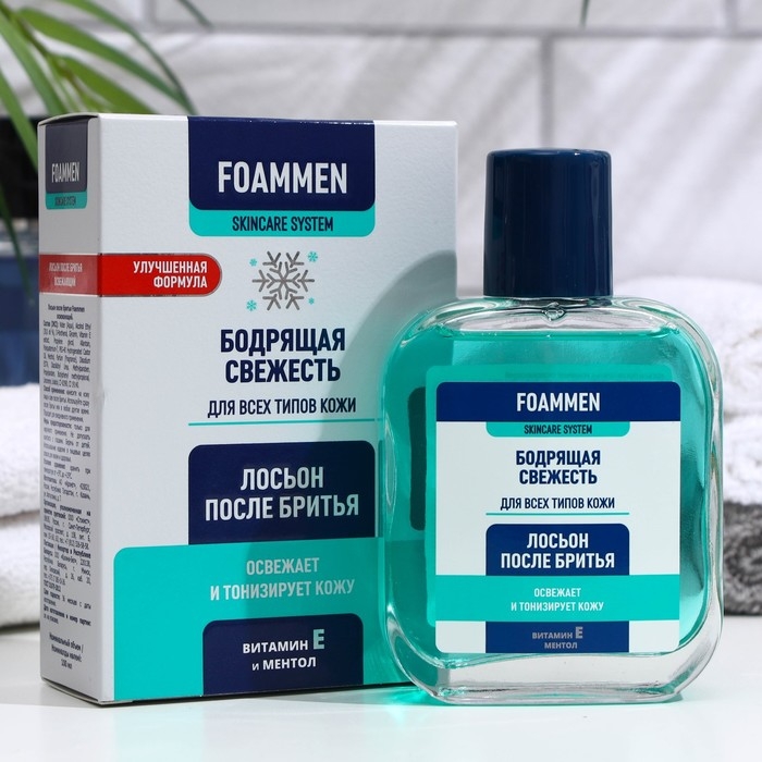 Лосьон после бритья Foammen освежающий, 100 мл Лосьон после бритья Foammen освежающий, 100 мл