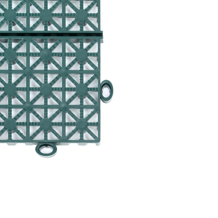 Универсальное покрытие POL-PLAST 30 х 30 см, зеленый, набор 9 шт Универсальное покрытие POL-PLAST 30 х 30 см, зеленый, набор 9 шт