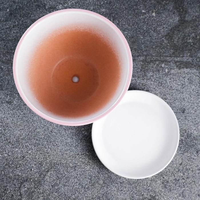 Горшок цветочный Акварель розовая 1,65 л Горшок цветочный Акварель розовая 1,65 л