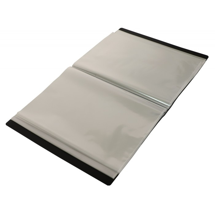 Папка c 100 вкладышами А4, 700 мкм, Calligrata DeLuxe, 40 мм, в коробке, чёрная Папка c 100 вкладышами А4, 700 мкм, Calligrata DeLuxe, 40 мм, в коробке, чёрная