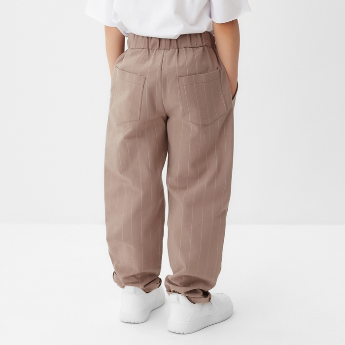 Брюки для мальчика KAFTAN, размер 30 (98-104 см), бежевый Брюки для мальчика KAFTAN, размер 30 (98-104 см), бежевый