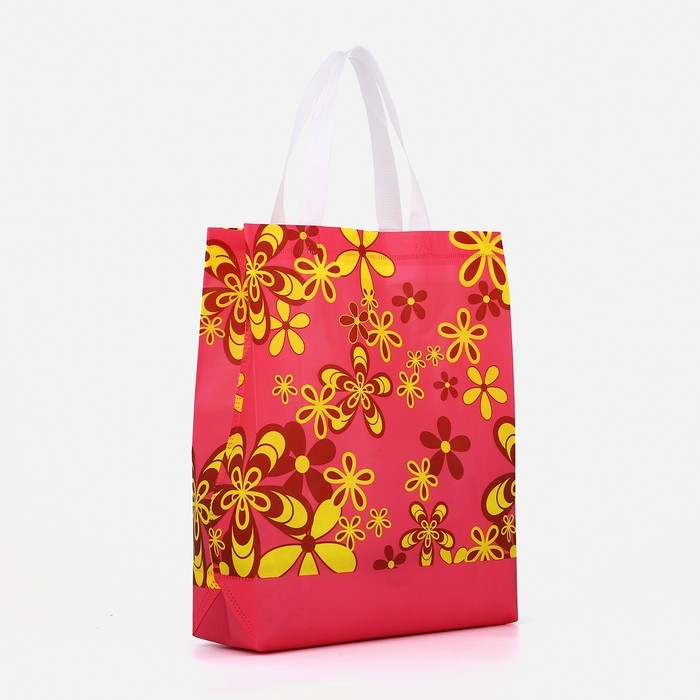 Сумка хозяйственная без застёжки, цвет розовый Сумка хозяйственная без застёжки, цвет розовый