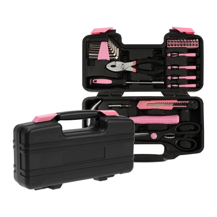 Набор инструментов в кейсе ТУНДРА, для милых дам, 39 предметов Набор инструментов в кейсе ТУНДРА, для милых дам, 39 предметов