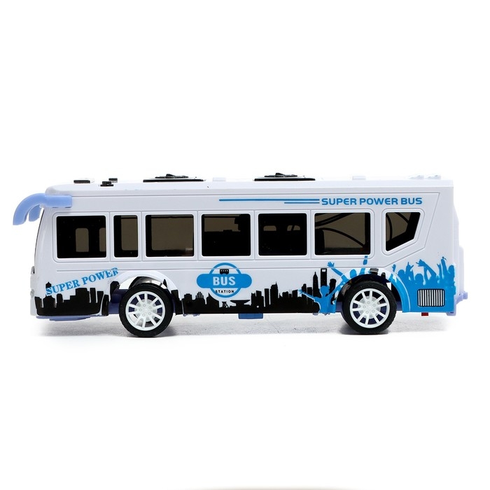 Автобус радиоуправляемый «Городской», 1:40, работает от батареек, цвет белый Автобус радиоуправляемый «Городской», 1:40, работает от батареек, цвет белый