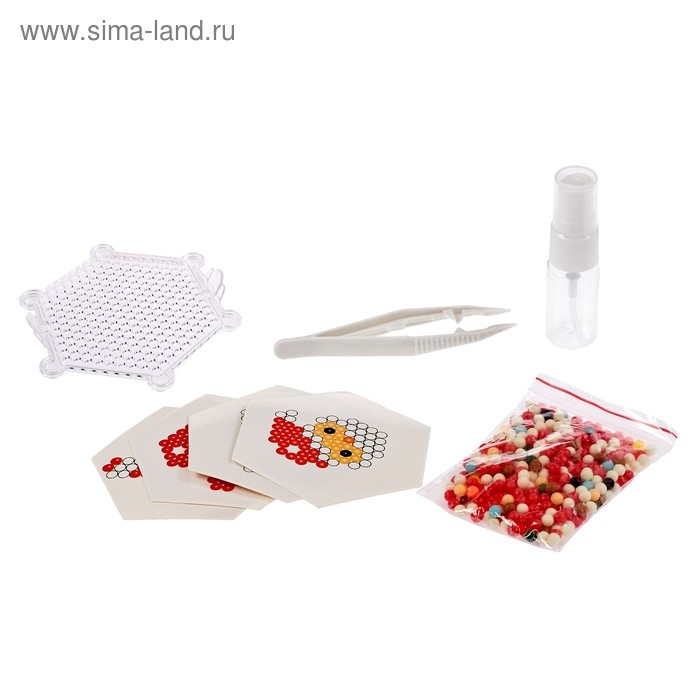 Аквамозаика «Дед Мороз с домиком», брелоки Аквамозаика «Дед Мороз с домиком», брелоки