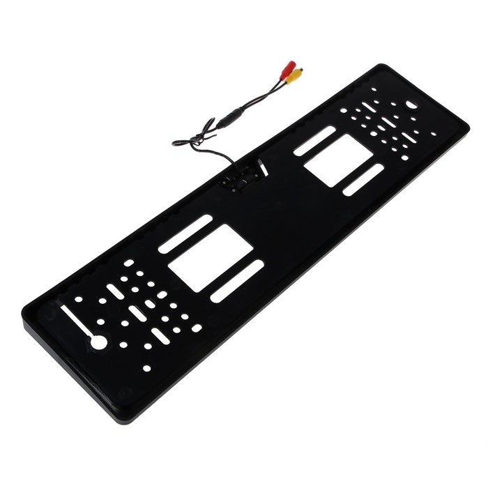 Рамка гос номера с камерой заднего вида, угол 170°, провод 6 м Рамка гос номера с камерой заднего вида, угол 170°, провод 6 м