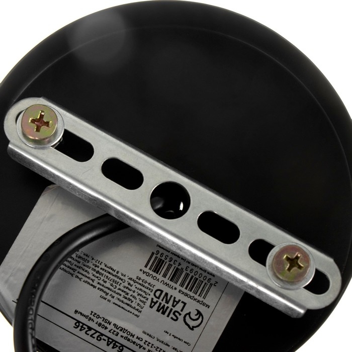 Светильник BayerLux Светильник BayerLux "Аласер" Е27 40Вт чёрный 19х19х22-122 см