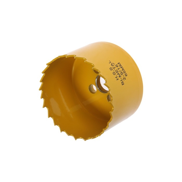 Коронка биметаллическая ТУНДРА, 65 мм, M16 с дополнительной фиксацией Коронка биметаллическая ТУНДРА, 65 мм, M16 с дополнительной фиксацией
