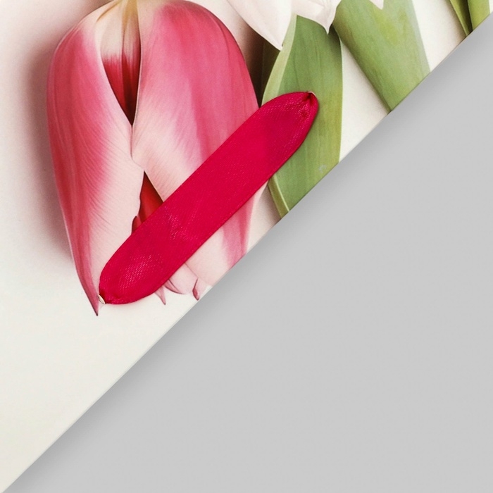 Пакет подарочный ламинированный под две бутылки Пакет подарочный ламинированный под две бутылки "С праздником!", 35 х 20 х 9 см