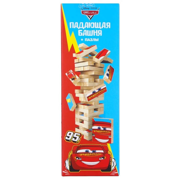 Падающая башня + пазлы, Тачки Падающая башня + пазлы, Тачки