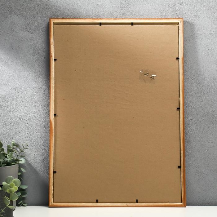 Фоторамка сосна орех 2/5 35х50 см Фоторамка сосна орех 2/5 35х50 см