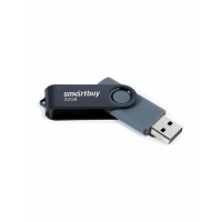 Флешка Smartbuy Twist, 32 Гб, USB 2.0, чт до 25 Мб/с, зап до 15 Мб/с, черная