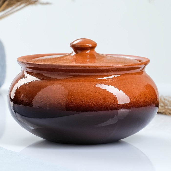 Набор посуды  Набор посуды "Вятская керамика" 2,5л + 4х0,5л + ложка, традиционный