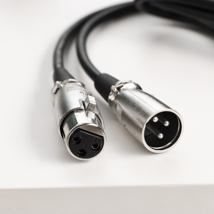 Кабель микрофонный Music Life 2.5 м, XLR-XLR, двухжильный Кабель микрофонный Music Life 2.5 м, XLR-XLR, двухжильный