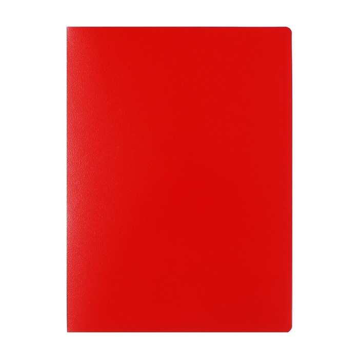 Папка с 20 вкладышами А5, 500 мкм, Calligrata, текстура Папка с 20 вкладышами А5, 500 мкм, Calligrata, текстура "песок", красная