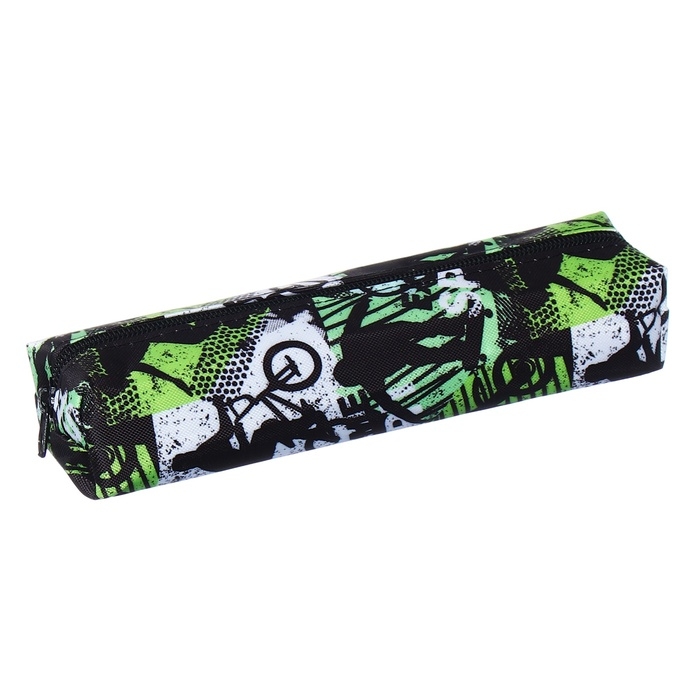 Пенал школьный на молнии Пенал школьный на молнии "Спорт", микс