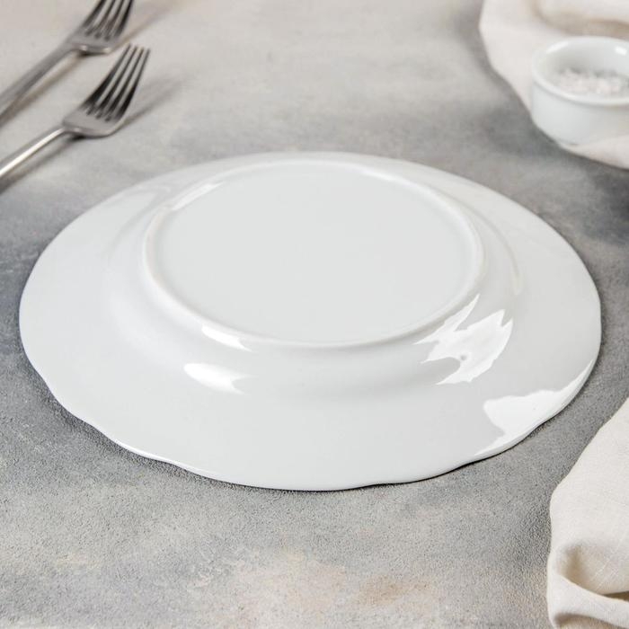 Тарелка фарфоровая «Надежда», d=24 см