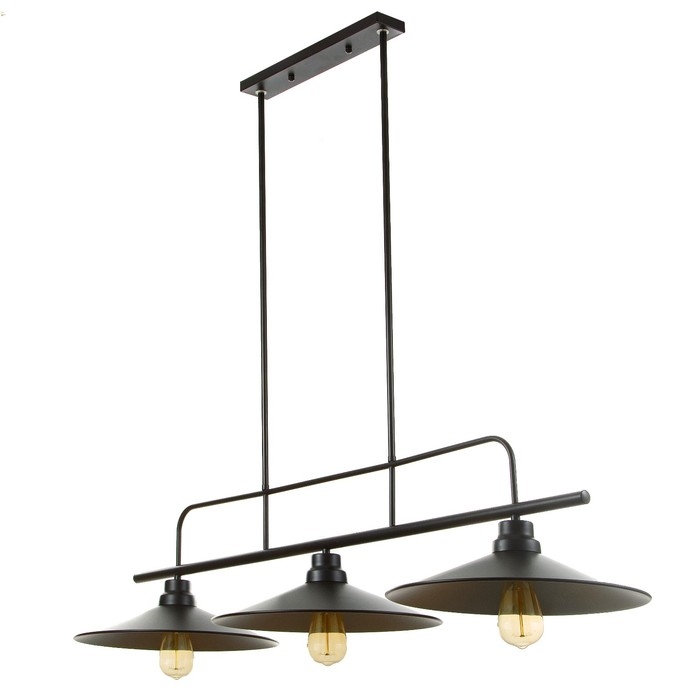 Люстра Люстра "Джозеф" 3x40W E27 черный 36x118x21,5 см BayerLux