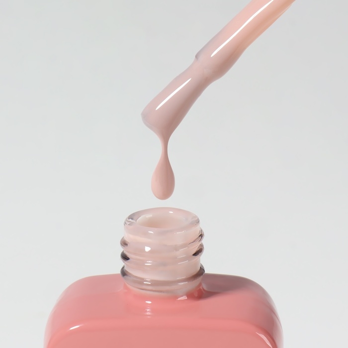 Гель лак для ногтей «GENTLE», 3-х фазный, 10 мл, LED/UV, цвет нюдовый (2)