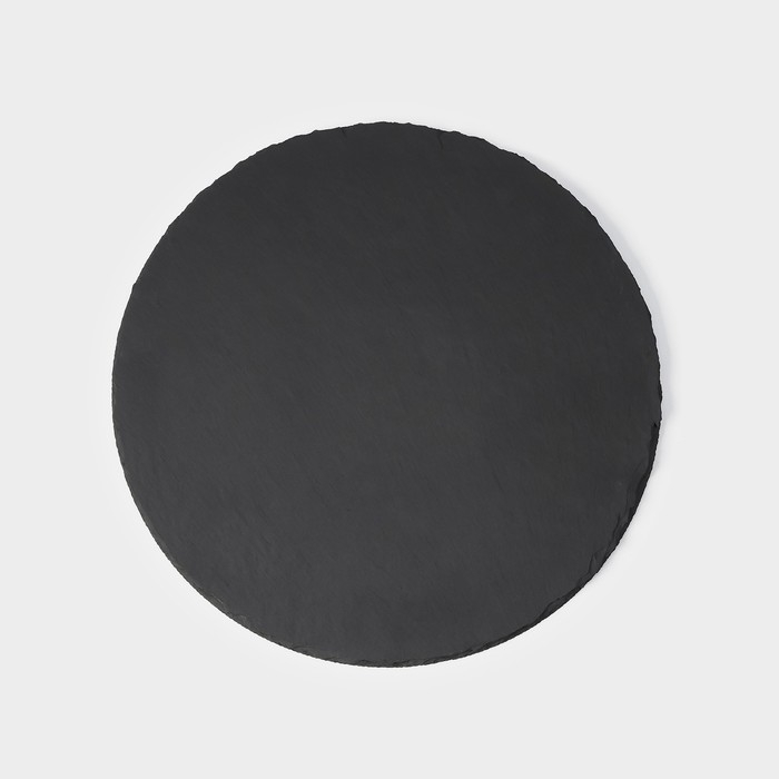 Доска для подачи из сланца Magistro Valley, d=30 см Доска для подачи из сланца Magistro Valley, d=30 см