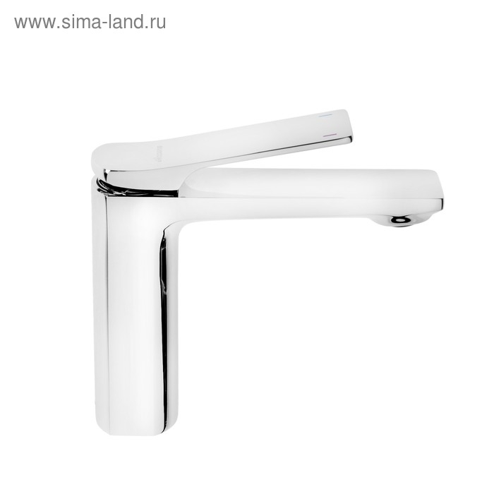 Смеситель для раковины Accoona A90122, однорычажный, латунь, с гайкой, хром Смеситель для раковины Accoona A90122, однорычажный, латунь, с гайкой, хром