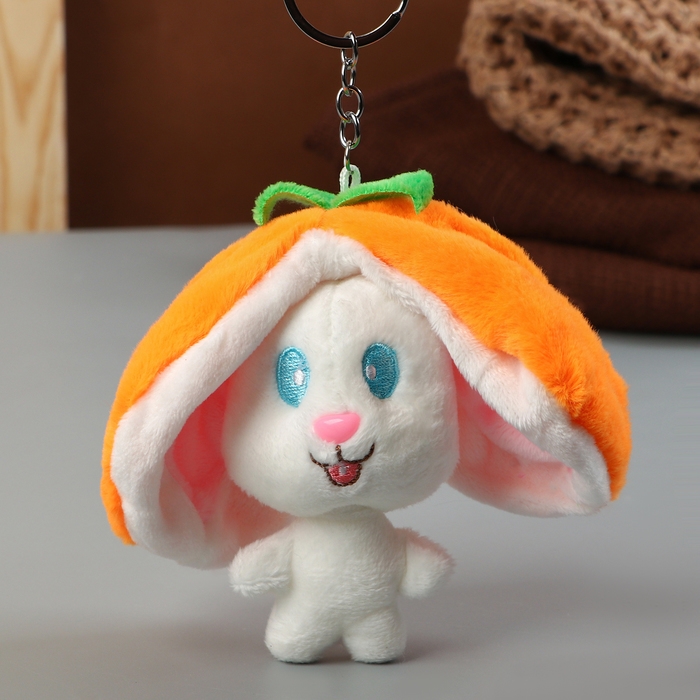 Мягкая игрушка «Зайка-фрукт», 10 см, цвет МИКС Мягкая игрушка «Зайка-фрукт», 10 см, цвет МИКС