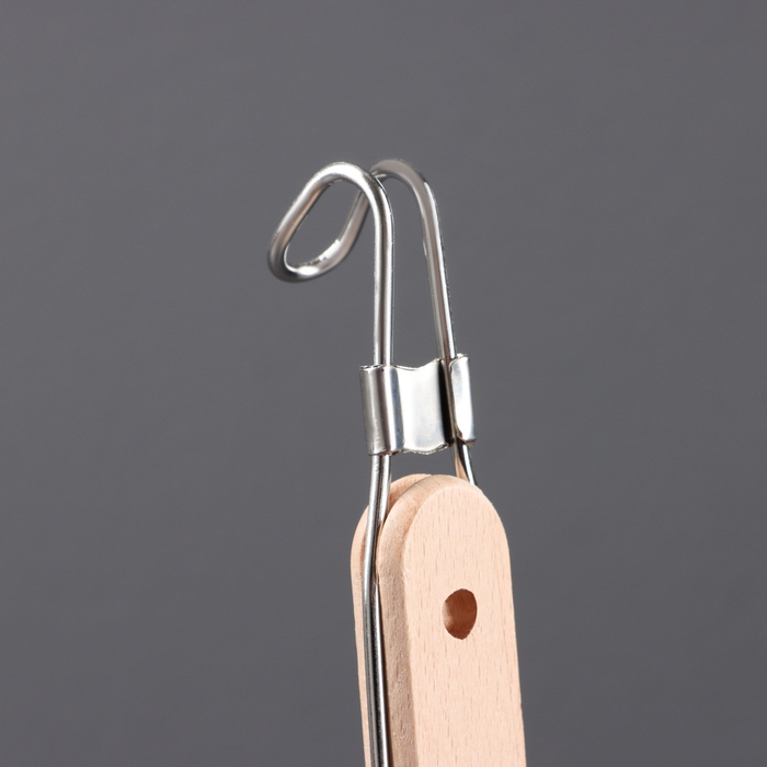 Корзинка для приготовления картошки фри, 35см, дерев ручка Корзинка для приготовления картошки фри, 35см, дерев ручка