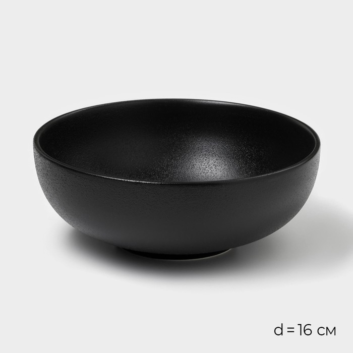Набор салатников керамических Magistro Carbon, 3 предмета: d=11/16/19,5 см, 250/650/1,2 л Набор салатников керамических Magistro Carbon, 3 предмета: d=11/16/19,5 см, 250/650/1,2 л
