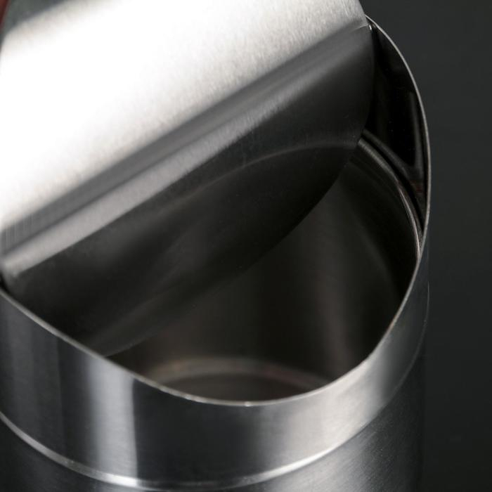 Ведро мусорное из нержавеющей стали «Классика», 12×12×16 см Ведро мусорное из нержавеющей стали «Классика», 12×12×16 см