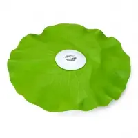 Садовый светильник для водоемов 28 х 28 х 9  см на солнечной бат-е "Лотос" бел N011