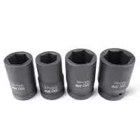 Набор головок для механического гайковерта 1"DR (27-38мм) (4 предмета) AVS NGL01-4I