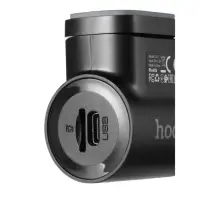 Автомобильный видеорегистратор Hoco DV1, 1080p видео, чёрный