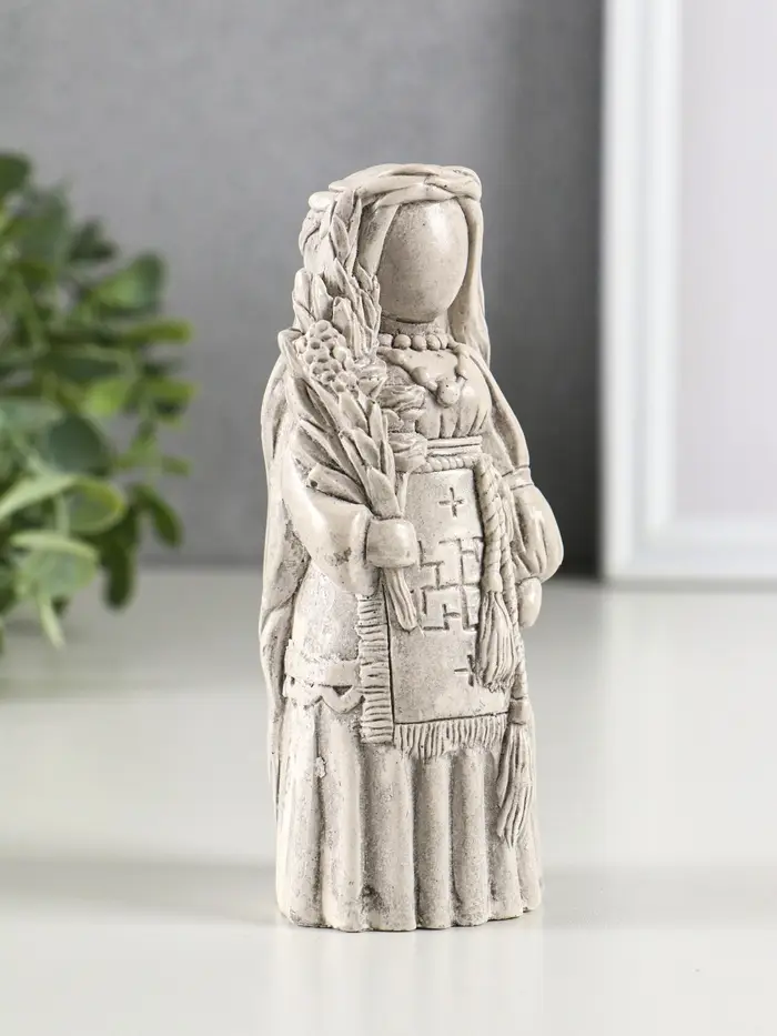 Фигура гипс "Лесная Берегиня" 13х6 см, под камень Фигура гипс "Лесная Берегиня" 13х6 см, под камень