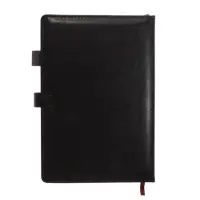Ежедневник недатированный формат А5, 80л, линия, с ручкой, подар коробка, Черный