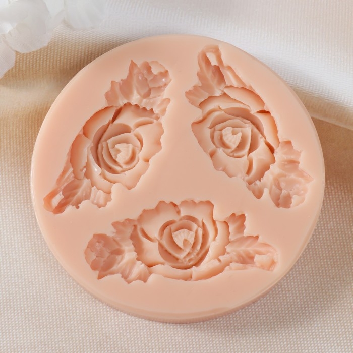 Молд силикон Молд силикон "Цветочный вензель" 6х2,9х0,6 6х2,9х0,6 6х2,9х0,6 см