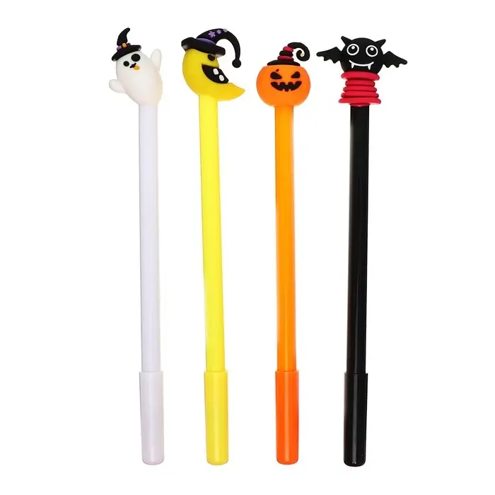 Ручка - прикол гелевая Calligrata «Хэллоуин», МИКС