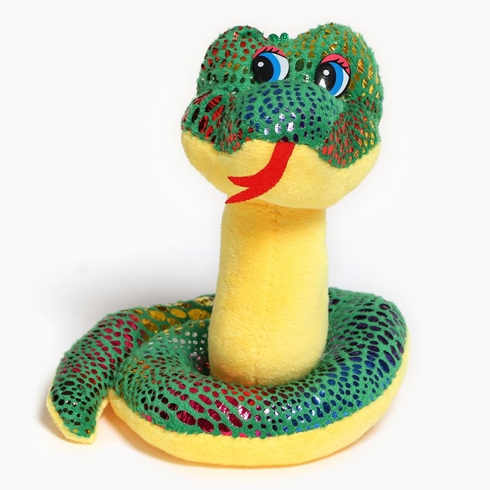 Мягкая игрушка «Змейка с язычком» на подвесе, 13 см Мягкая игрушка «Змейка с язычком» на подвесе, 13 см
