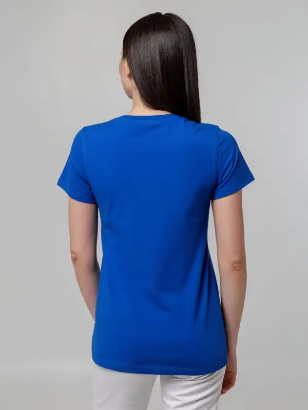 Футболка женская T-bolka Stretch Lady, ярко-синяя (royal), размер S Футболка женская T-bolka Stretch Lady, ярко-синяя (royal), размер S