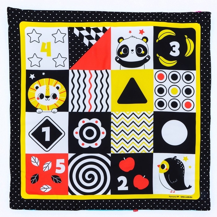 Развивающий коврик с дугами по методике Гленна Домана, 85х85 см, Крошка Я Развивающий коврик с дугами по методике Гленна Домана, 85х85 см, Крошка Я