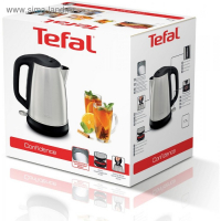 Чайник электрический Tefal KI270D30, металл, 1.7 л, 2400 Вт, серебристый