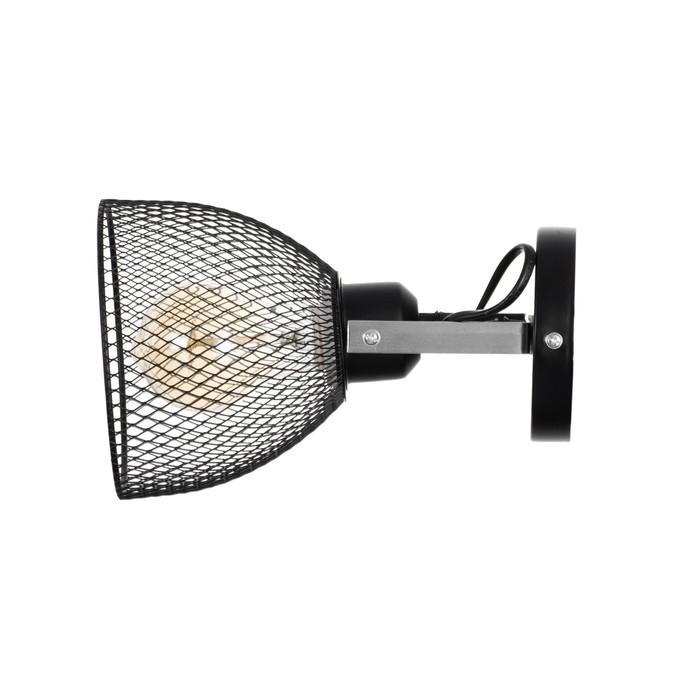 Бра 662411/1 40Вт E27 черный 23х13х18 см